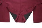 MOGU Men's Slim Fit 3-Piece Tuxedo Suit, Wine