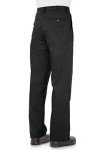 Chef Works Men's Classic Black Dress Pants, 48W