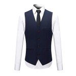 Men's Navy 3-Piece Classic Dress Suit