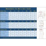 Navy Blue Slim Fit 3-Piece Men's Suit