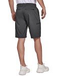 PULI Men's Lightweight Golf and Hiking Shorts, Black