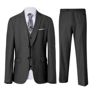 Girspt Slim Fit 3-Piece Men's Tuxedo Suit
