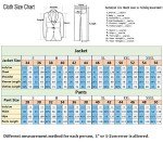 Men's Burgundy 3-Piece Dress Suit Set