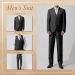 Girspt Slim Fit 3-Piece Men's Tuxedo Suit