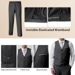 Girspt Slim Fit 3-Piece Men's Tuxedo Suit