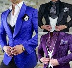 Gwenhwyfar Men’s Slim Fit 3-Piece Suit Set