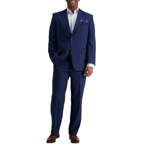 Haggar Men's Blue Classic Fit Suit Separates
