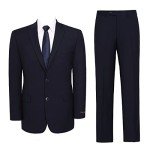 Men's Navy 2-Piece Classic Fit Suit Set