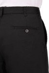 Chef Works Men's Classic Black Dress Pants, 48W