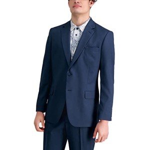Haggar Men's Blue Travel Performance Suit Coat