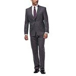 J.M. Haggar Men's Classic Straight Fit Dark Grey Pant