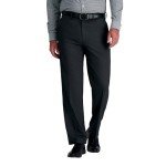 J.M. Haggar Men's Classic Straight Fit Dark Grey Pant