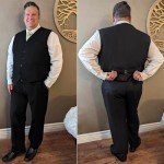 GATMSTZ Big & Tall Classic Fit Men's Suit Set