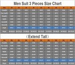GATMSTZ Big & Tall Classic Fit Men's Suit Set