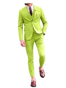 Lime Green Men's Classic Fit Tuxedo Suit Set