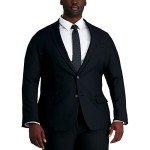 Haggar Men's Big & Tall Black Suit Jacket