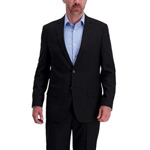 Haggar Men's Black Classic Fit Suit Separates