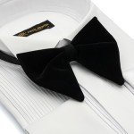 Men's White Wing Collar Tuxedo Shirt Set