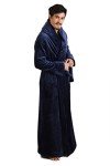 Plush Fleece Floor Length Robe for Men and Women