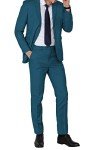 Slim Fit Sea Blue Men’s Suit Set