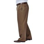 Haggar Men's No-Iron Flat Front Dress Pants