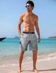 APTRO Men's Quick Dry Swim Trunks - Grey
