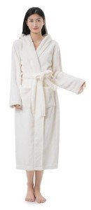 Sunny Flannel Mid-Calf Bathrobe for Men