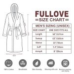 Navy Hooded Terry Cloth Bathrobe for Men