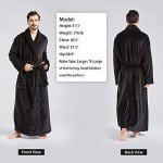 Men's Plush Fleece Long Robe - Big & Tall