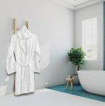 Men's 100% Cotton Plush Terry Hooded Robe