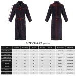 Men's Plush Fleece Long Robe - Big & Tall