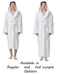 Men's Hooded Turkish Cotton Bath Robe - White