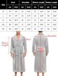 Cozy Plush Fleece Men's Bathrobe with Pockets