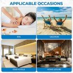 Charcoal 100% Cotton Waffle Robe, XL