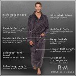 Ross Michaels Plush Bathrobe for Men and Teens