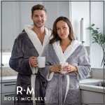Men's Hooded Sherpa Bath Robe - Big & Tall
