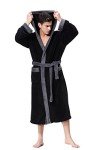 OUFANG Men's Hooded Spa Bathrobe - 2 Colors
