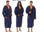 Men’s Cozy Hooded Fleece Bathrobe – Full Length