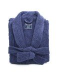 Men's Premium Thick Terry Cloth Bathrobe - Navy