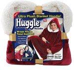 Burgundy Huggle Hoodie Blanket Robe for All