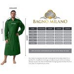 BAGNO MILANO Men's Turkish Cotton Waffle Robe