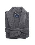 Men's Premium Thick Terry Cloth Bathrobe, Dark Grey
