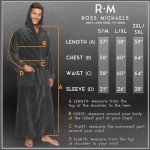 Men's Grey Hooded Long Robe - XXL