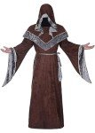 Men's Brown Wizard Cloak and Hooded Robe