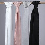 Satin Bathrobe Belt Set for Men and Women