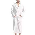 Men's Soft Cheetah Bathrobe with Pocket