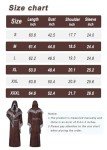 Men's Brown Wizard Cloak and Hooded Robe