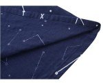 Navy Blue Star Map Unisex Kimono Robe
