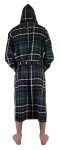 Andrew Scott Men's Hoodie Robe - Plaid Flannel