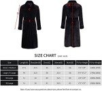 Warm Plush Fleece Bathrobe for Men - Black